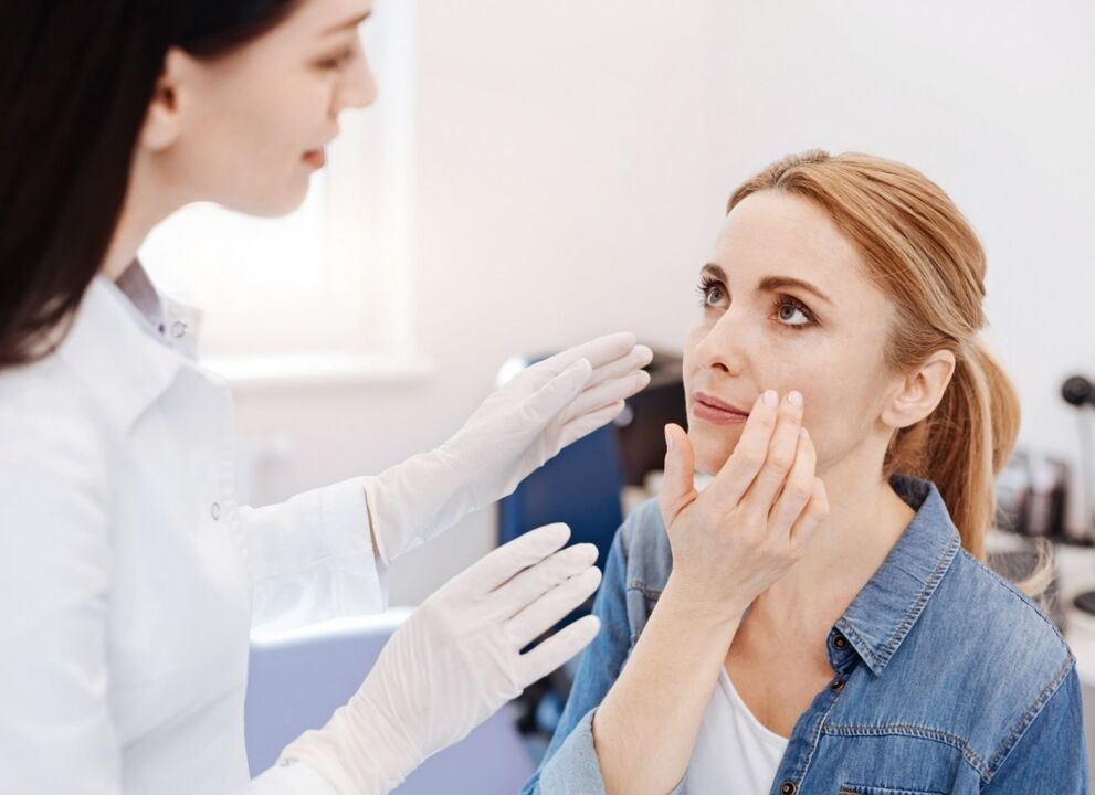 The skin's aging can slow down the necessary care
